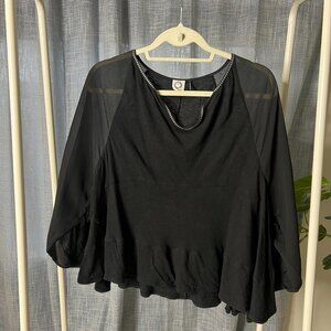 Akemi + Kin Small Black Long Sleeve Blouse – Anthropologie
